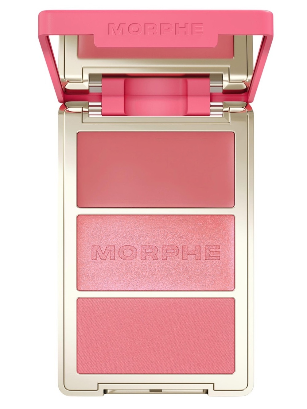 Morphe Cheek Trio Palette in Midtone Pink Shades - Blind Date